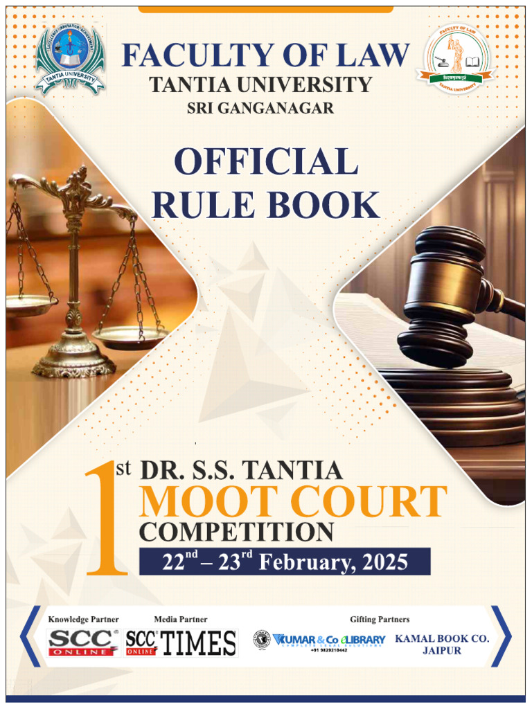 Rules for Moot Court Competition | PDF