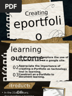 Creating Your Google Sites ePortfolio | PDF