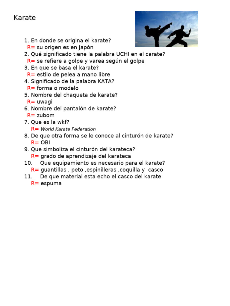 Karate | PDF