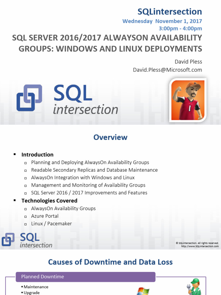 SQL Server AlwaysOn Availability Groups Guide | PDF | Microsoft Sql ...