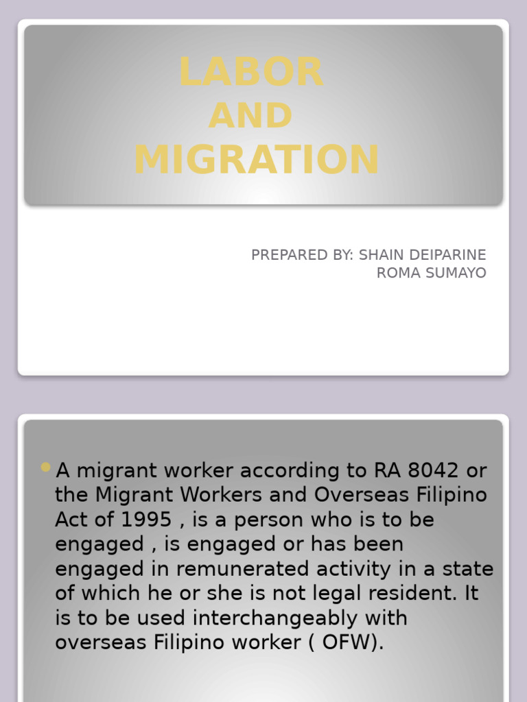 2018 Filipino Migrant Workers Data | PDF | Mindanao | Human Migration