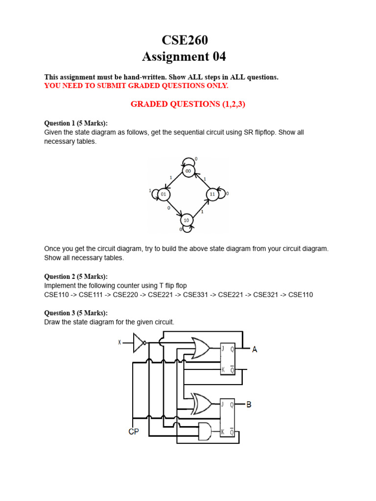 CSE260 Assignment 04 Fall 2024 - DZK | PDF