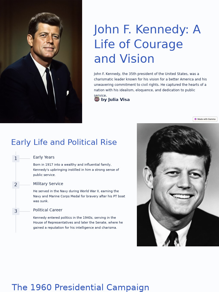 JohnFKennedyALifeofCourageandVision 2 PDF John F. Kennedy