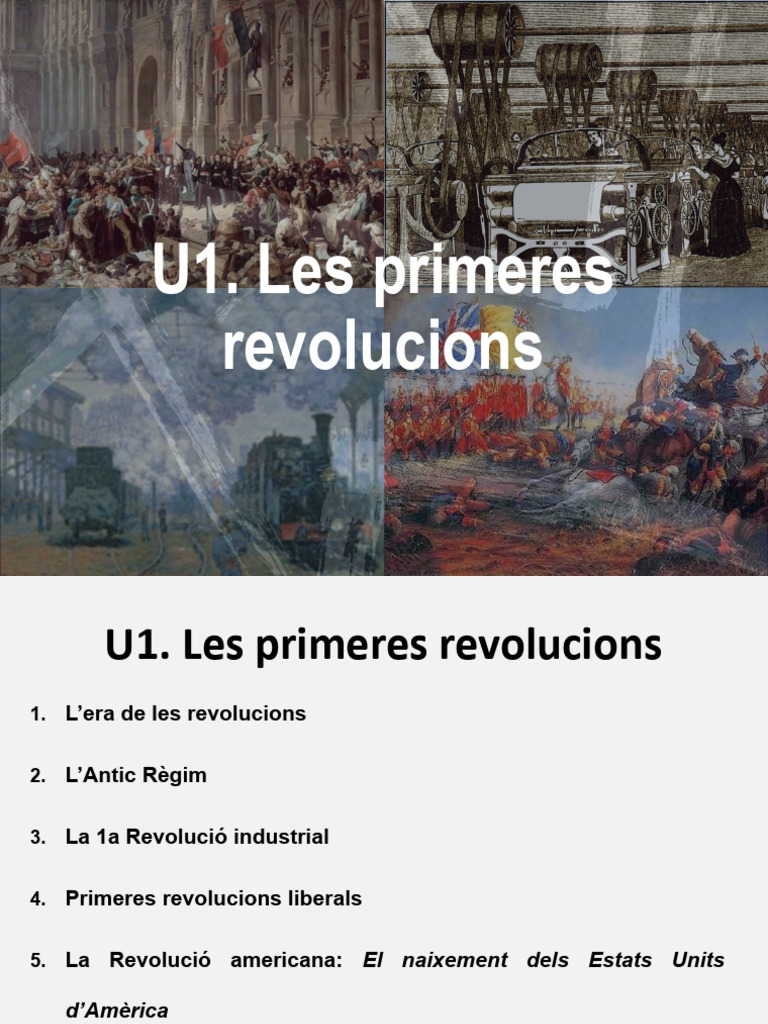 HMC.U1.Les Primeres Revolucions | PDF