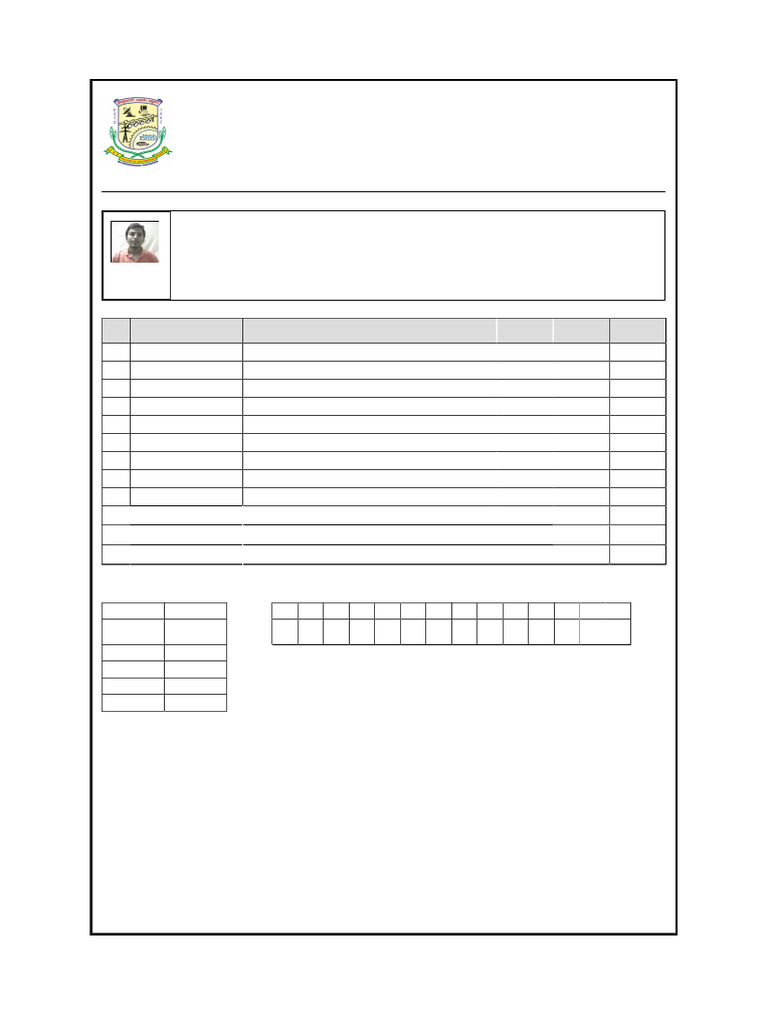 Provisional Grade Card for BE in CSE | PDF | Applied Mathematics ...