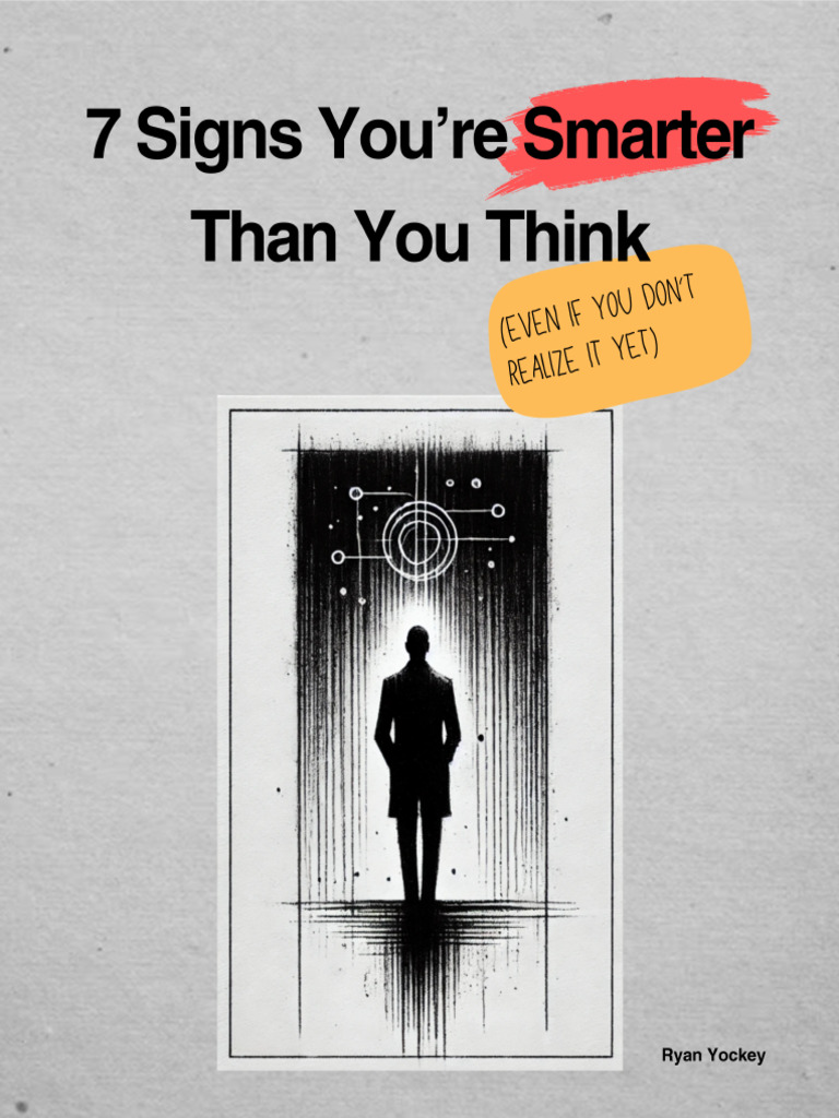 7 Signs You're Smarter Than You Think PDF