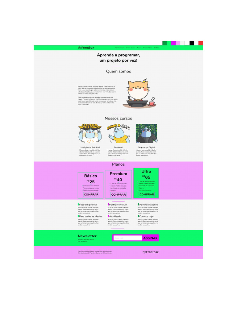 Criando um Site Responsivo com HTML, CSS e JS | PDF | Html | Script Java