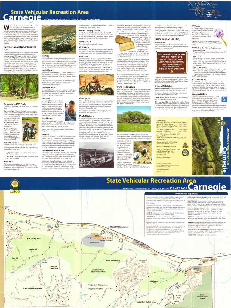 Carnegie SVRA Trail Map Overview | PDF | Transport
