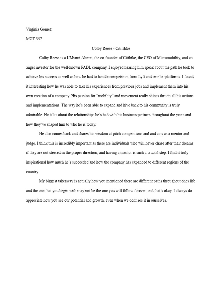 Colby Reese | PDF