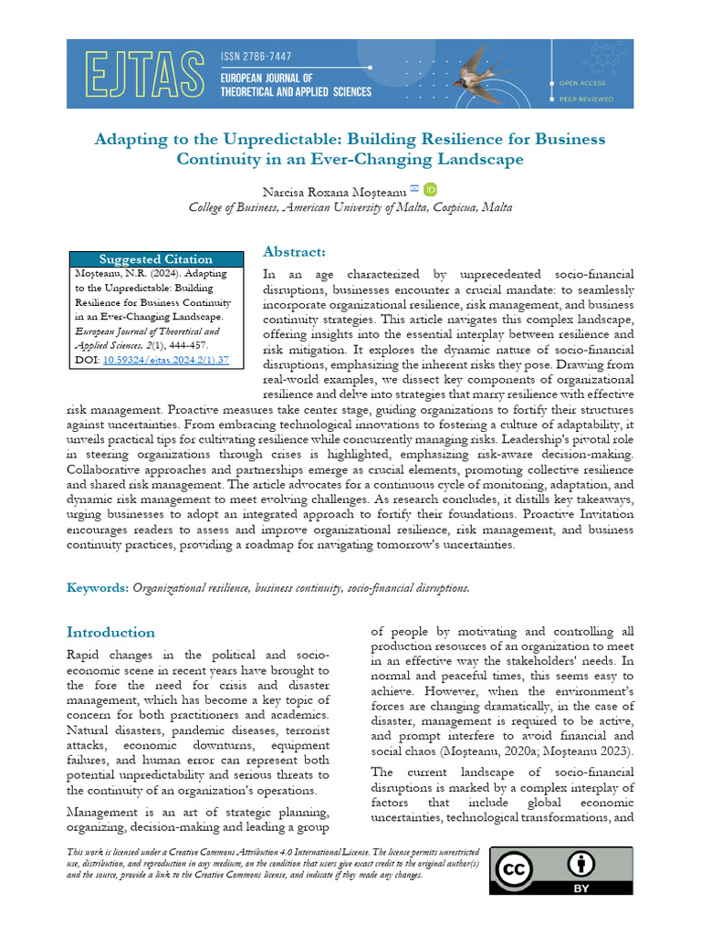 ACI Airport Operations Business Restart and Recovery | PDF ...