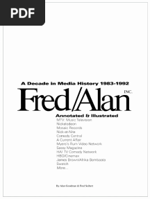 Fred/Alan- A Decade in Media History 1983-1992- Annotated & Illustrated [1st edition 2025]