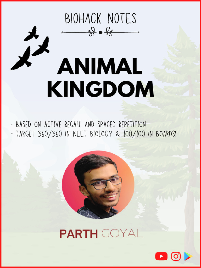 Animal Kingdom Biohack Notes | PDF | Amphibian | Zoology