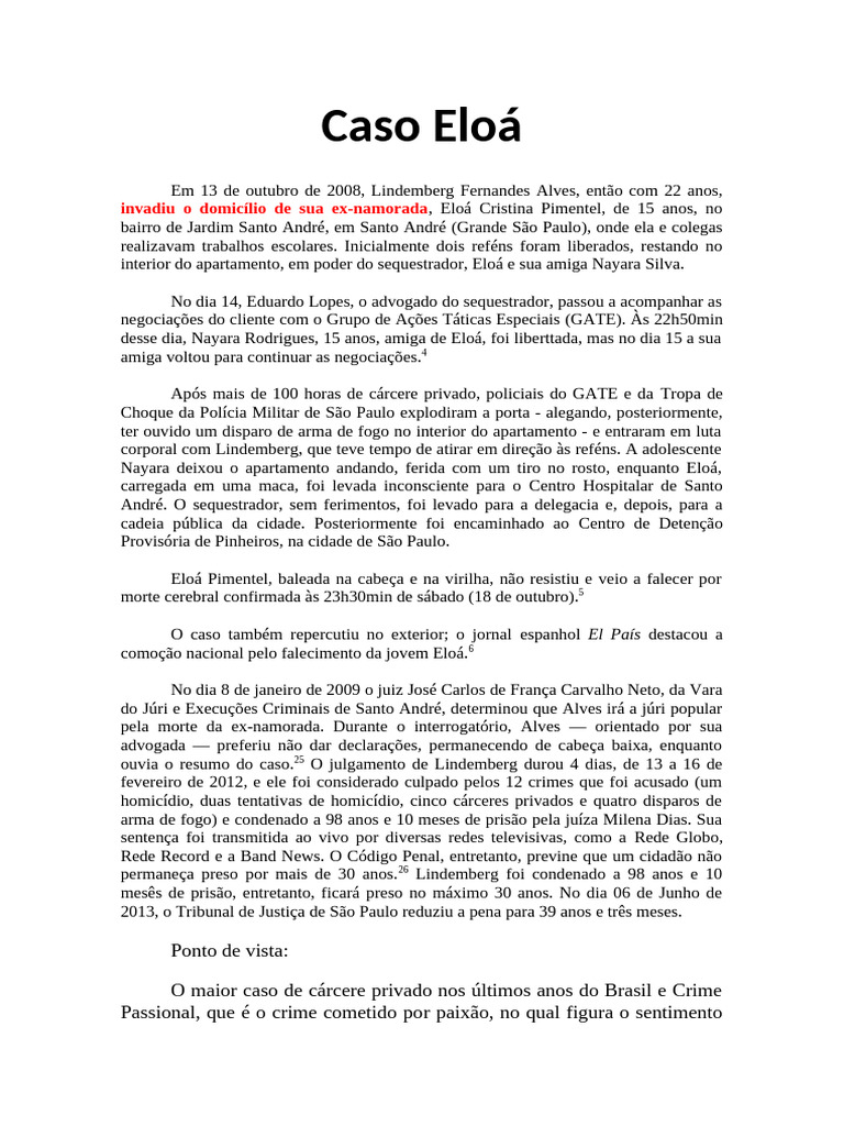 Caso Eloá PDF
