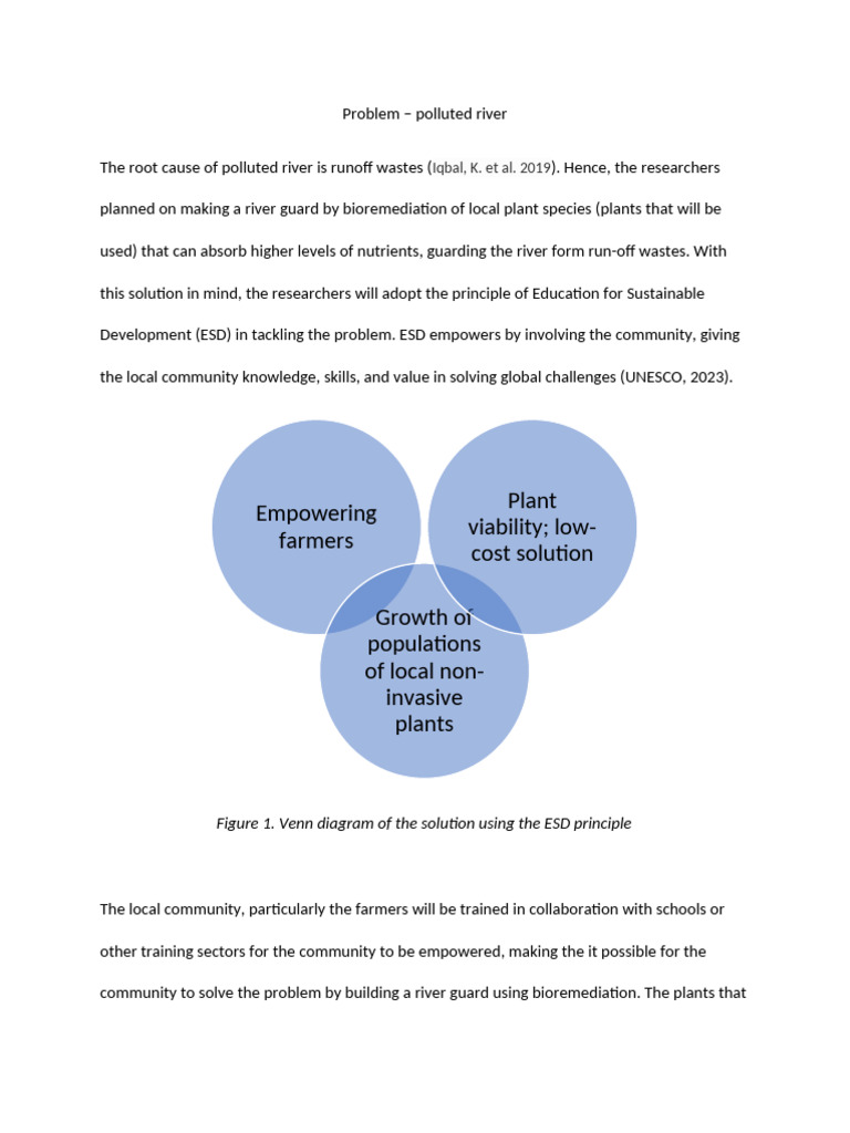Bioremediation Solutions for River Pollution | PDF | Sustainable ...