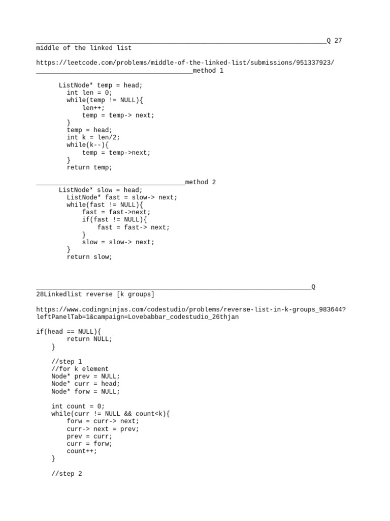 Linked list (2) | PDF | Computer Programming | Information Technology ...