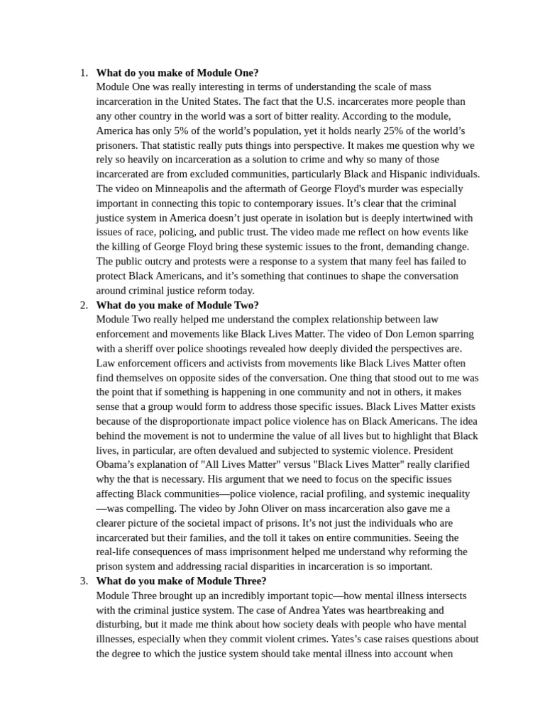Understanding Mass Incarceration Issues | PDF | Incarceration In The ...