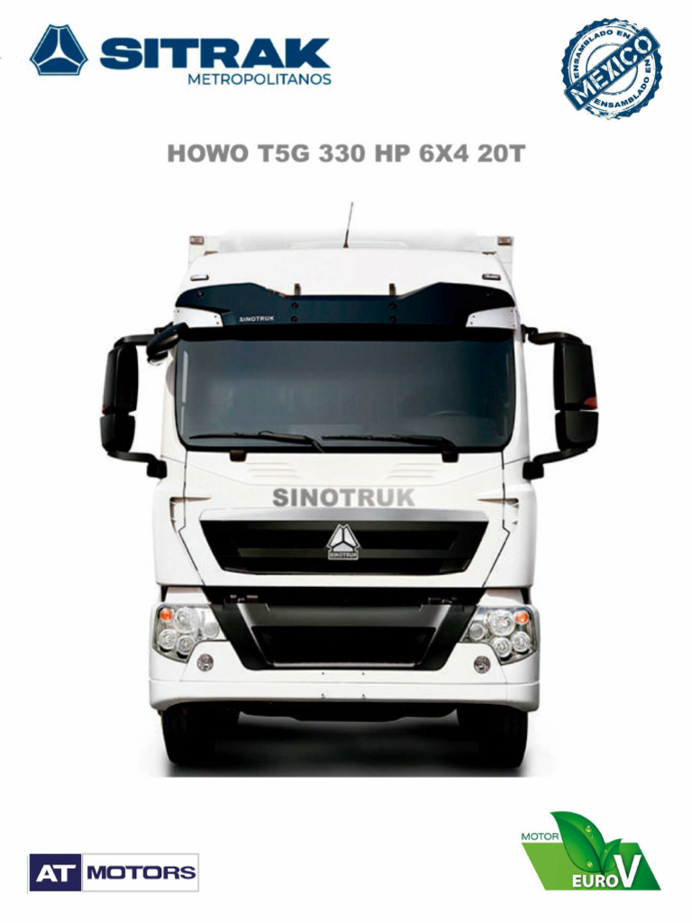 Howo T5G 330HP 6X4 20T | PDF