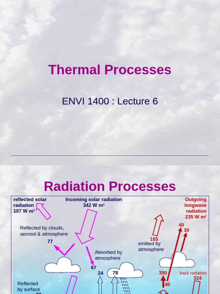 06 Thermal Processes | PDF | Atmosphere Of Earth | Branches Of ...
