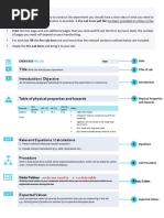 Lab Notebook Structure Guide | PDF | Experiment | Physical Sciences