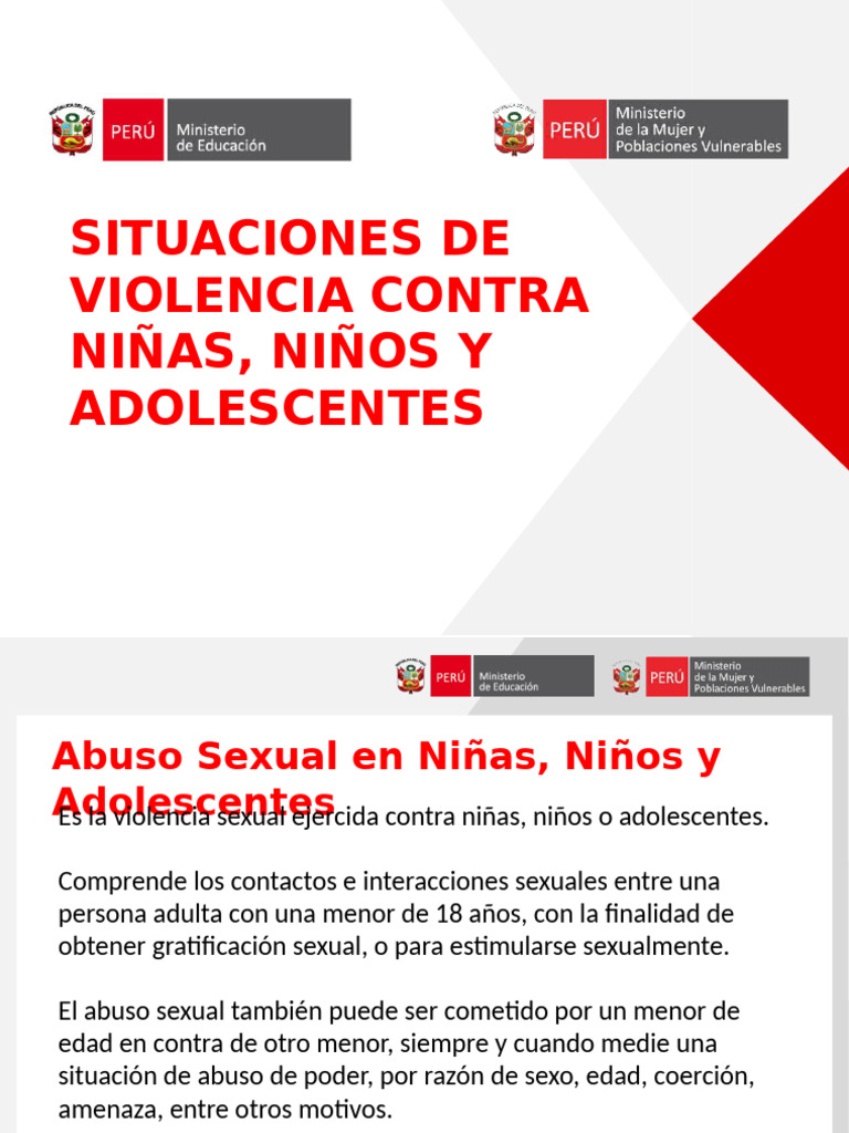 Abuso Sexual en Niños y Adolescentes | PDF | Abuso sexual | Abuso infantil