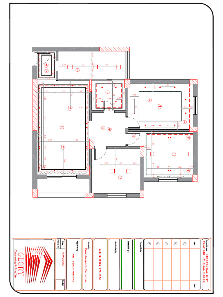 Ceiling Plan for Mostakbal City Project | PDF