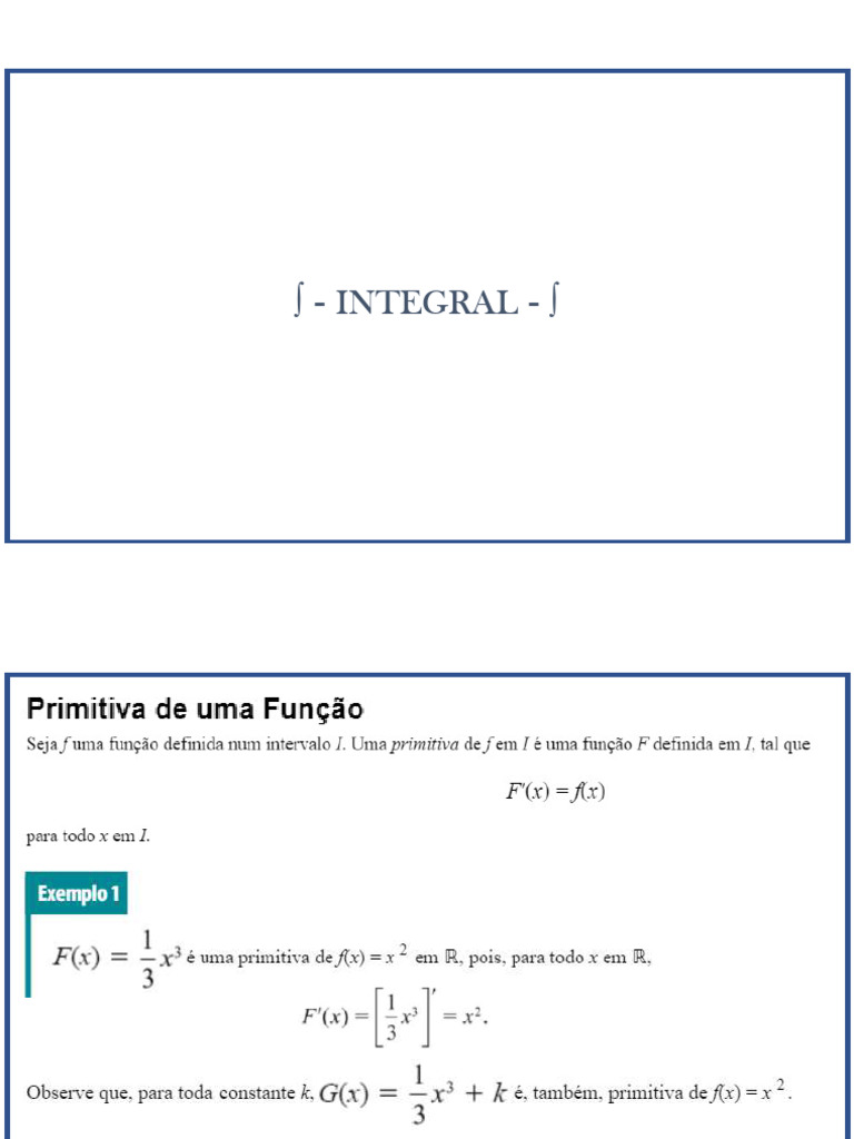 Integral | PDF