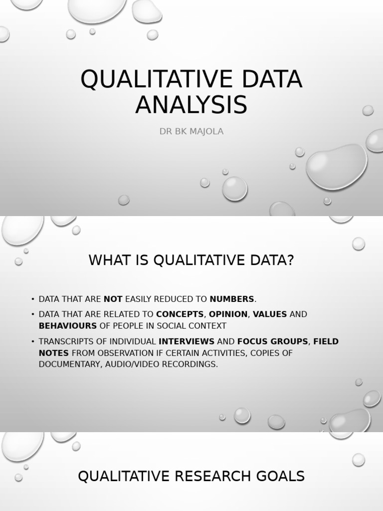 Understanding Qualitative Data Analysis | PDF | Qualitative Research ...