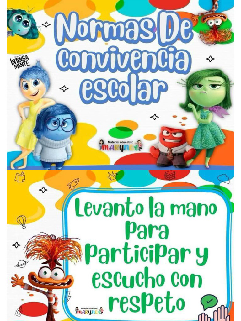 Normas de Convivencia Escolar | PDF