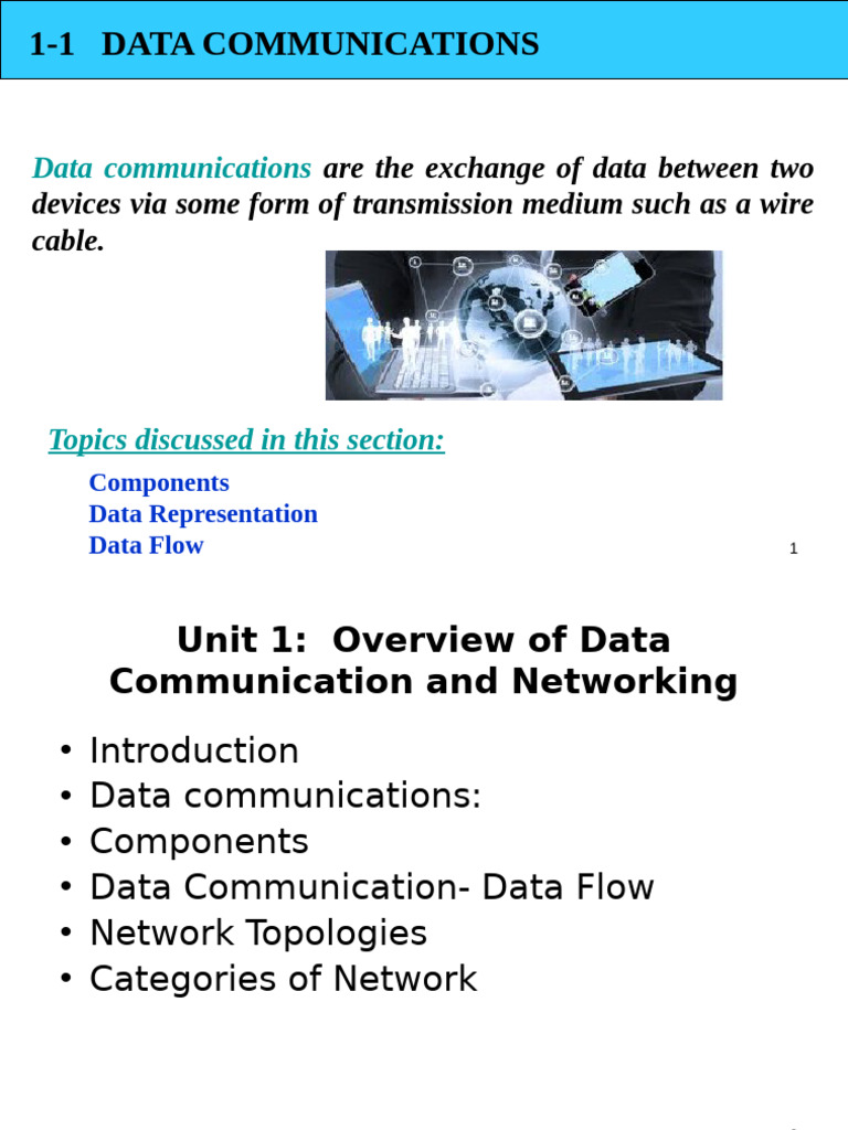 Data Communications and Network Basics | PDF | Network Topology ...
