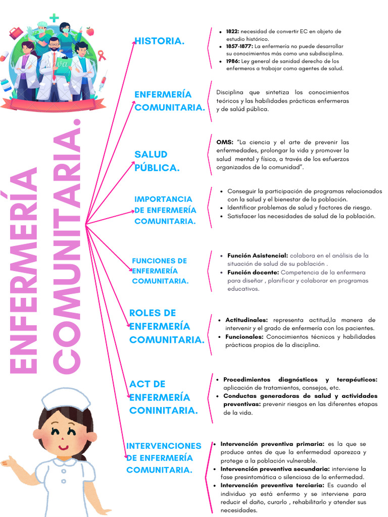 Funciones y Roles en Enfermería Comunitaria | PDF | Enfermería ...