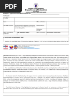 DepEd Workplace Application Plan Template | PDF | Educational ...