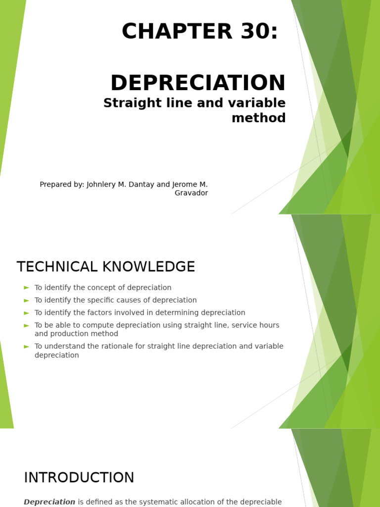 Understanding Depreciation Methods | PDF | Depreciation | Financial ...