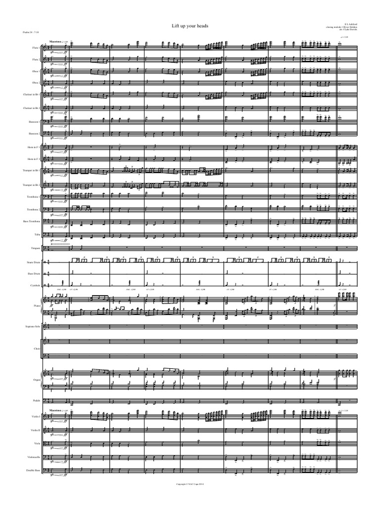 Lift Up Your Heads - Arr - Final - Full Score | PDF