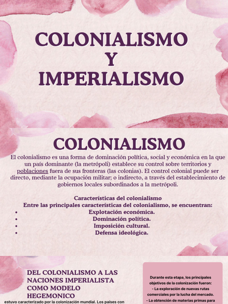 Línea del Tiempo del Colonialismo | PDF | Colonialismo | Imperialismo
