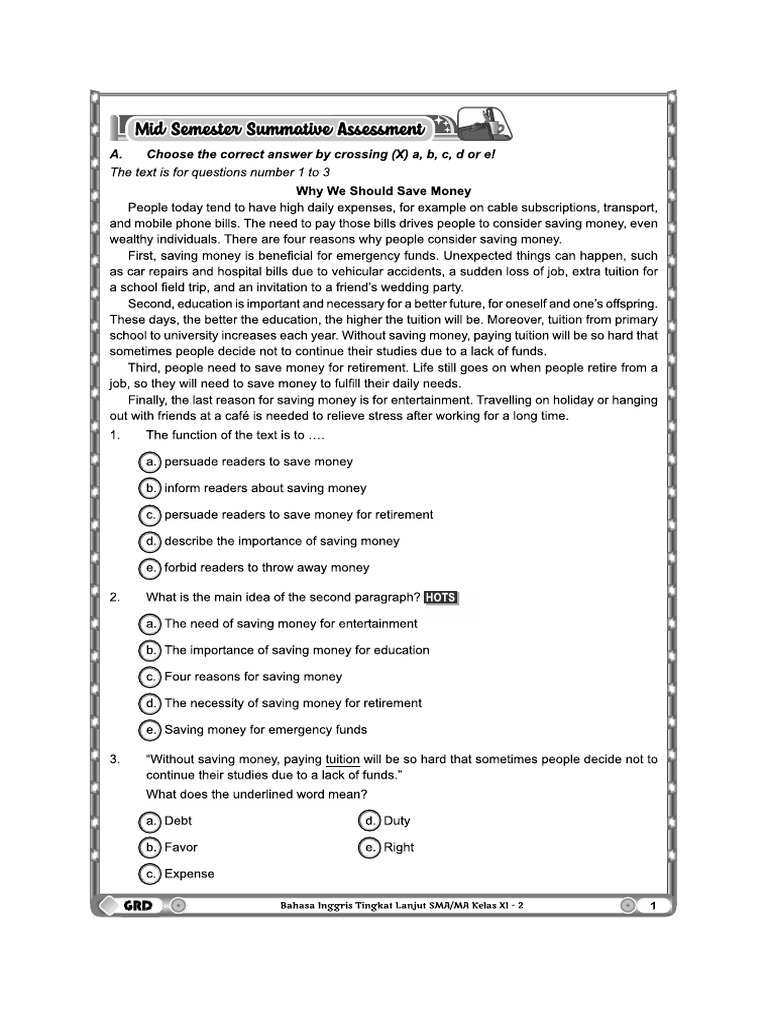02 - Bahasa Inggris TL 11 SMA Merdeka - Mid Semester Summative ...