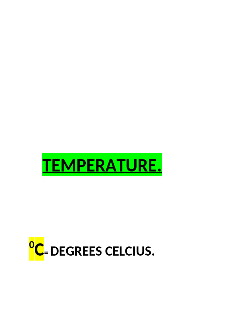 Weather Temperature Chart | PDF