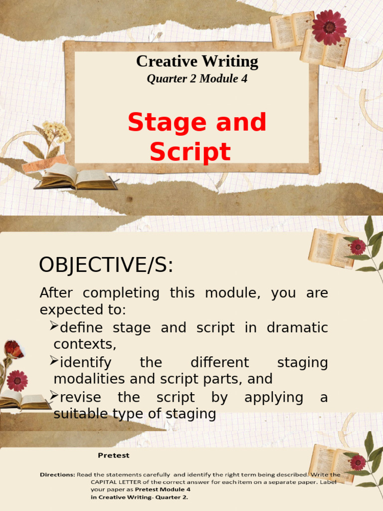 Staging Modalities in Creative Writing | PDF | Theatre | Entertainment