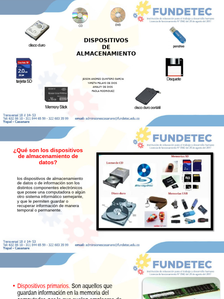 Guía de Dispositivos de Almacenamiento | PDF | Hardware de la ...