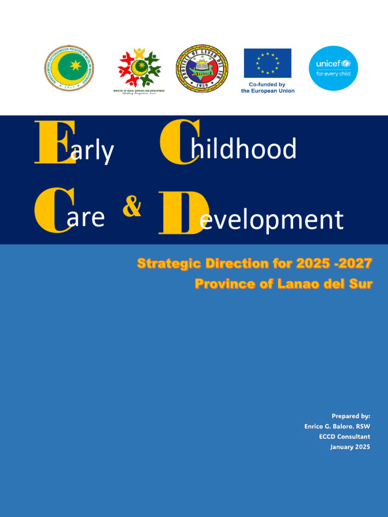 Strengthening ECCD in Lanao del Sur | PDF