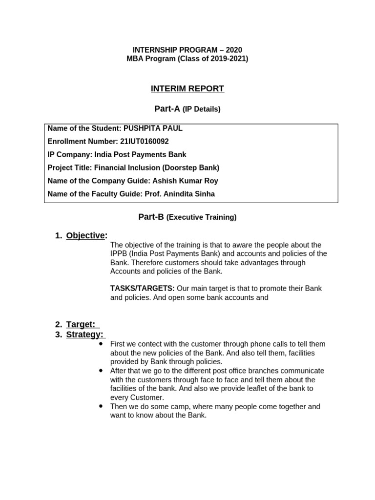 Interim Project 92 | PDF