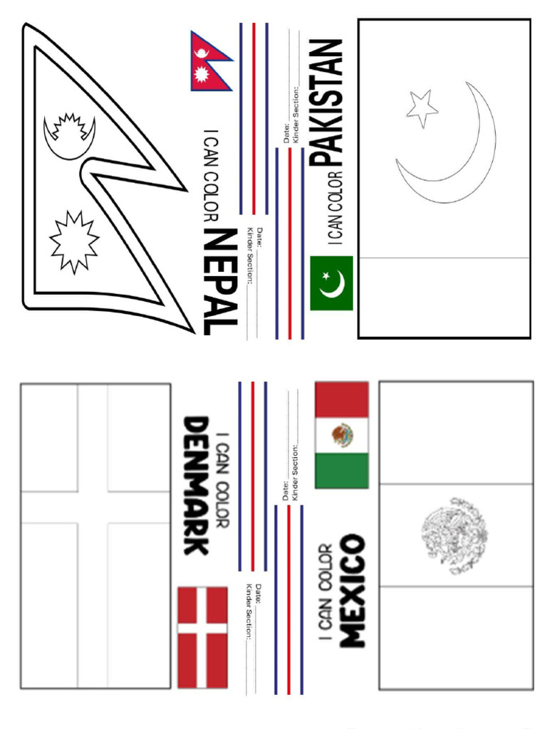Coloring Flags Long | PDF