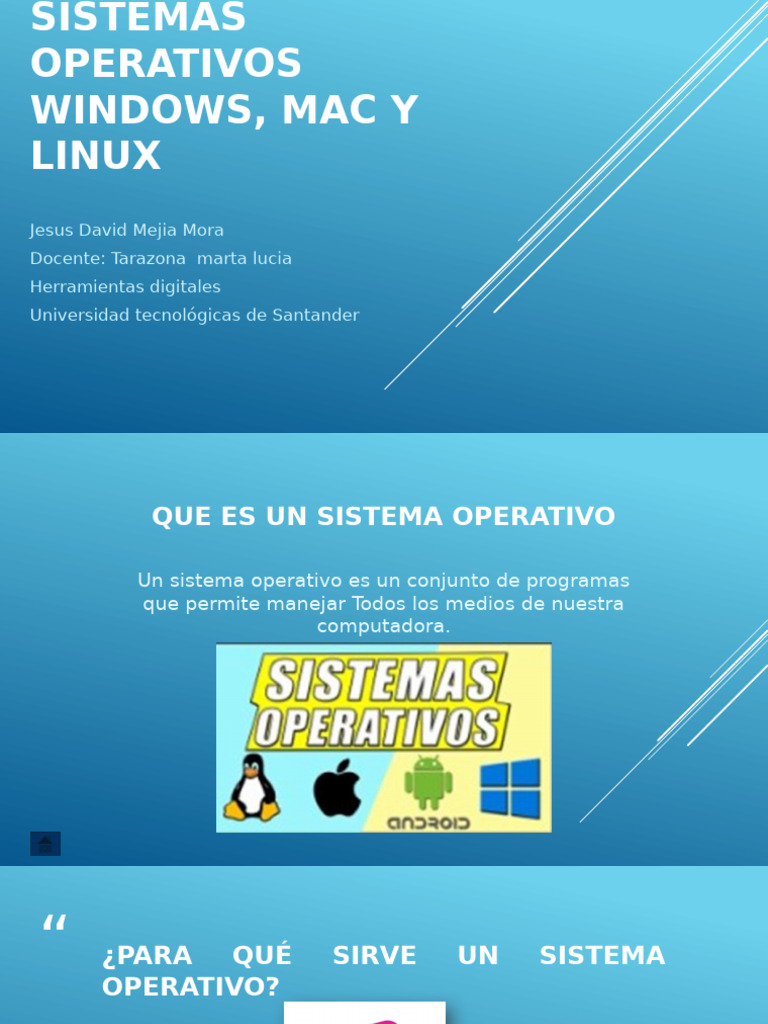 Sistemas Operativos | PDF | Sistema operativo | Usuario (informática)