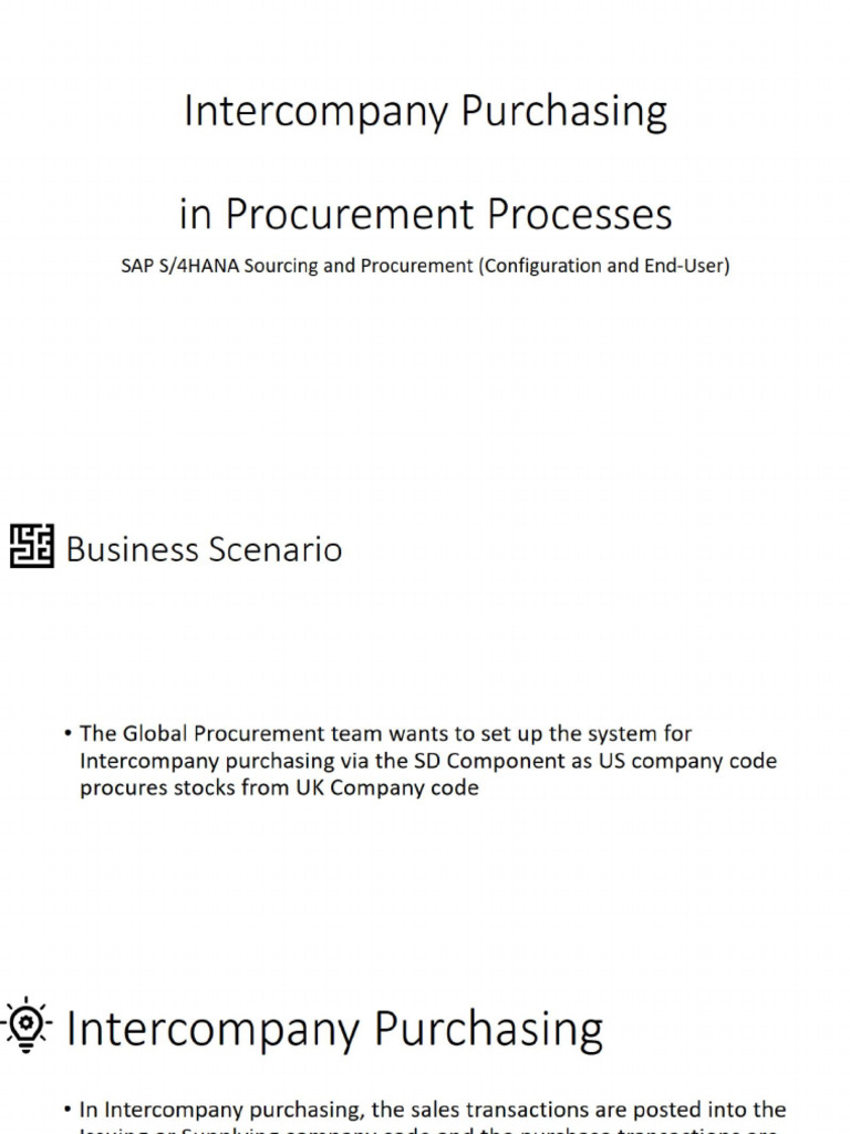 SAP+S4HANA+Sourcing+&+Procurement+ +section+ | PDF