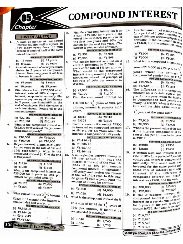 Compound Interest Red | PDF