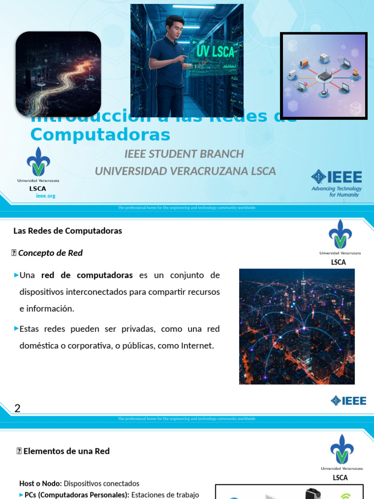 Introducción a Redes de Computadoras | PDF | Red de computadoras ...