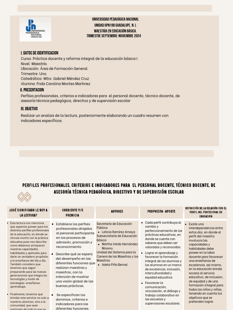 Perfiles Docentes y Criterios Educativos | PDF | Maestros | Enseñando
