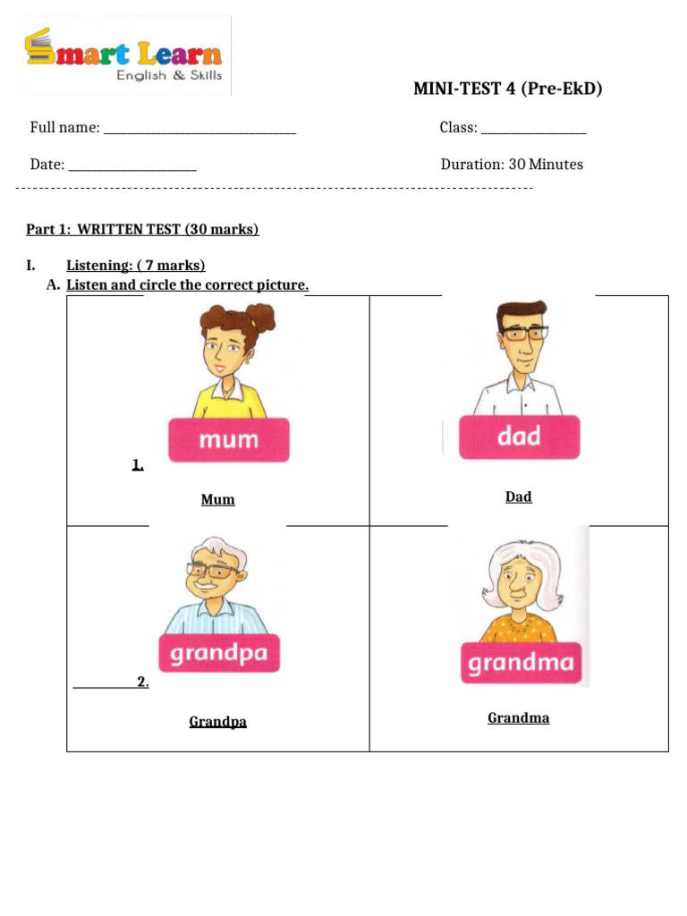 Mini test 4 | PDF