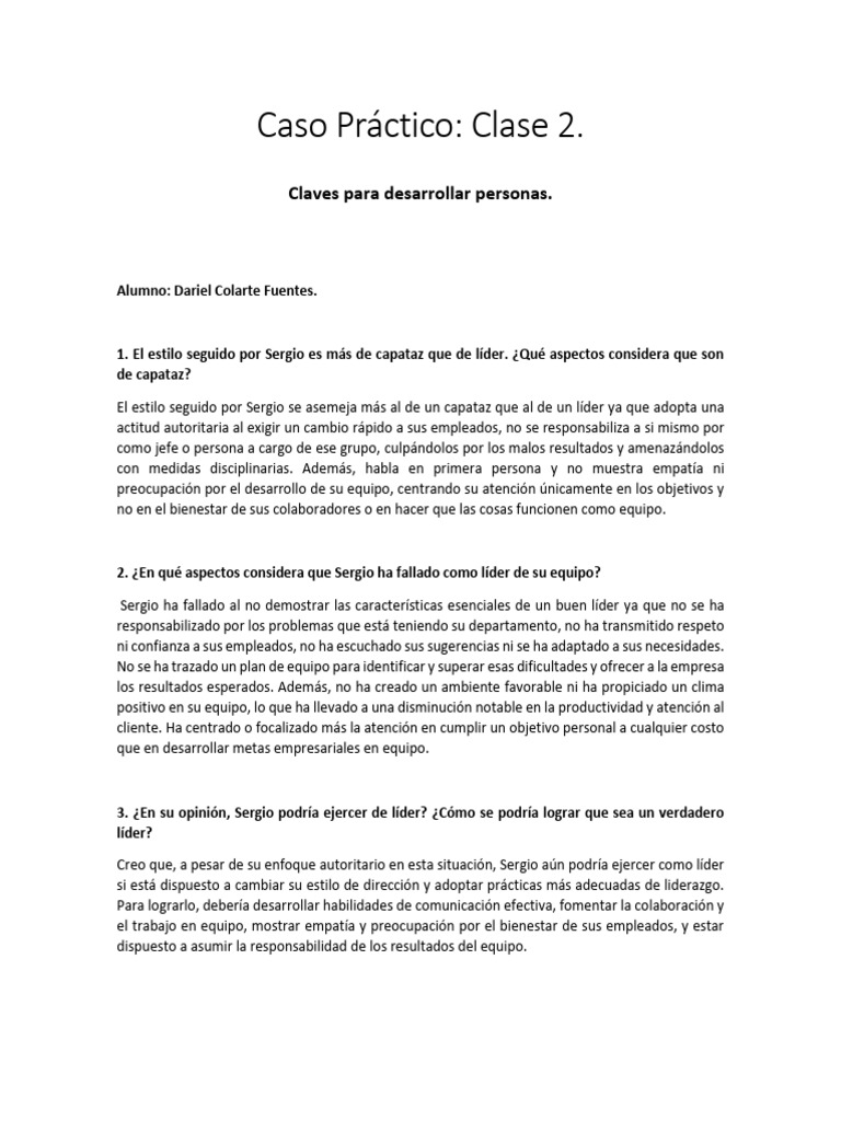 Claves para un Liderazgo Efectivo | PDF | Liderazgo | Psicología Social