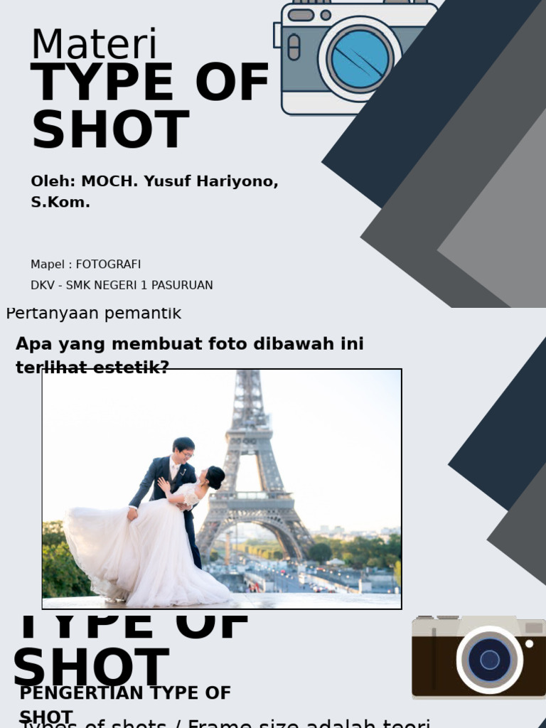 Jenis-Jenis Tipe Shot dalam Fotografi | PDF