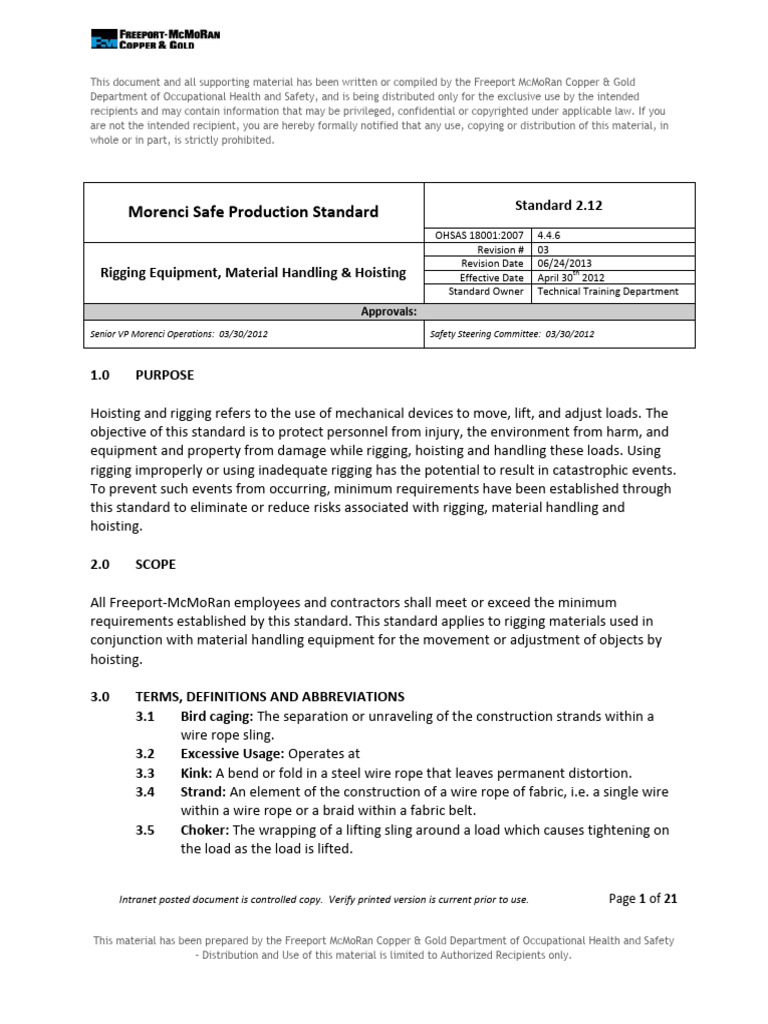 2.12 Rigging Equipment Material Handling and Hoisting | PDF | Welding ...